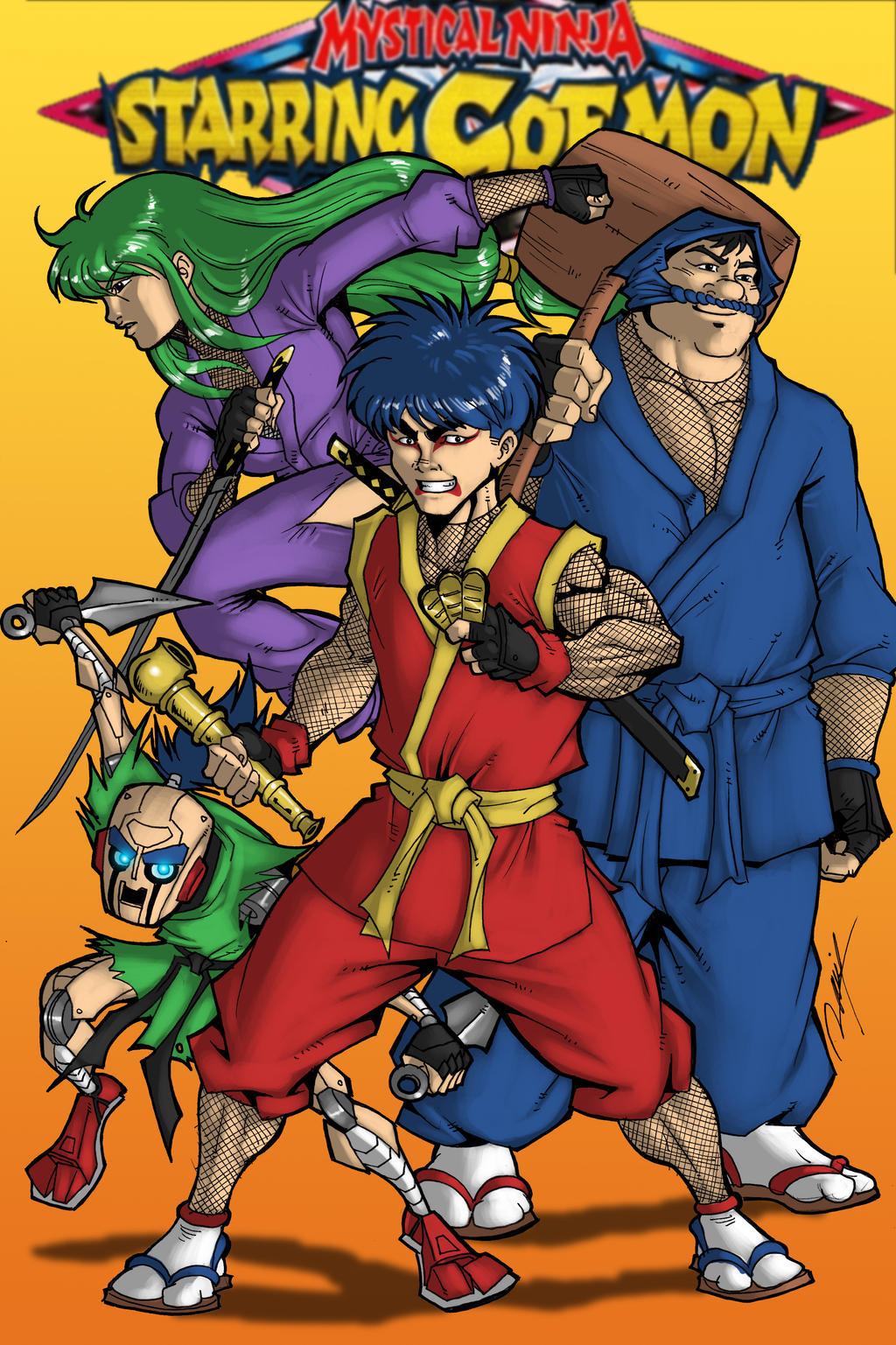Mystical Ninja: Starring Goemon by Ronniesolano on DeviantArt