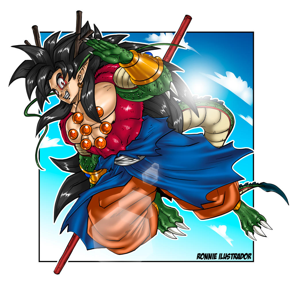 Dragon ball Z - Super Saiyan 4 Goku by DimaV89 on DeviantArt