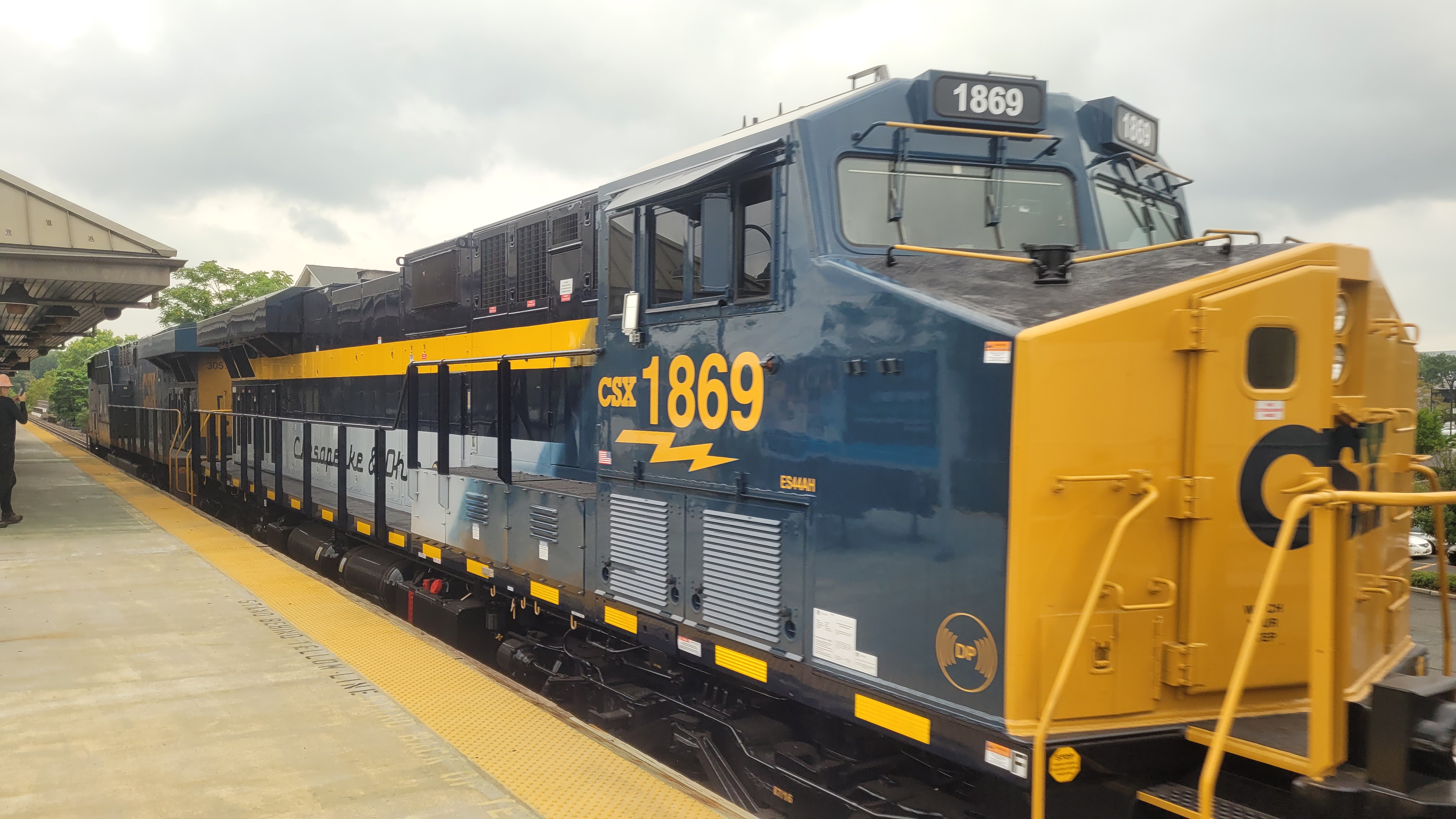 Csxt 2026unit CSXT 1869 C and O heritage unit by JosephCavagnaroYT on DeviantArt