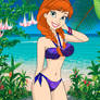 Anna (Frozen) in a bikini