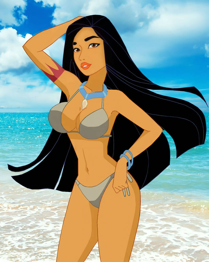 Pocahontas in a bikini by carlshocker on DeviantArt Pocahontas in a bikini by carlshocker on DeviantArt