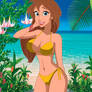 Jane Porter (Tarzan) in a bikini