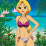 Rapunzel (Tangled the Series) in a bikini
