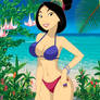 Mulan in a bikini