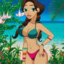 Willow (Tangled the Series) in a bikini