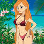 Giselle (Enchanted) in a bikini