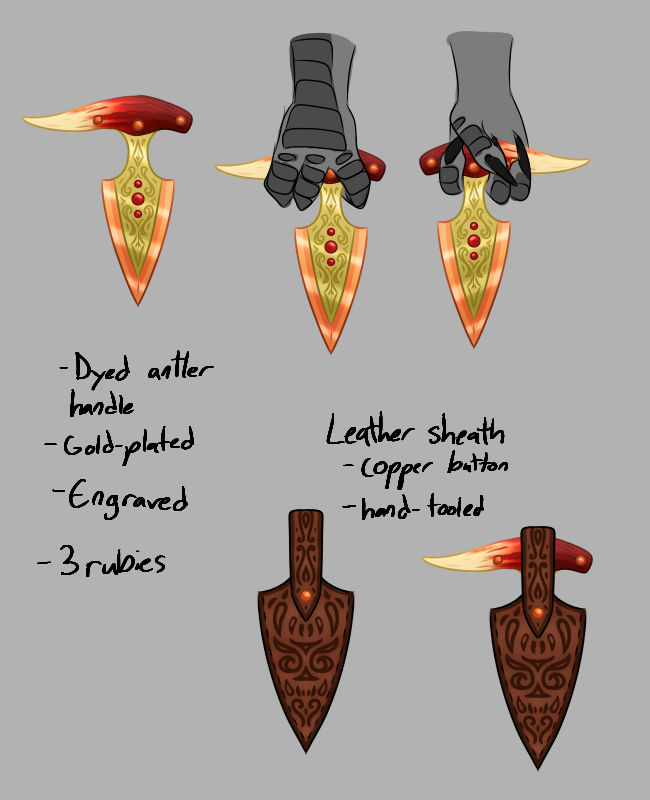 Dagger Design Event Submission by CryptidPossum on DeviantArt
