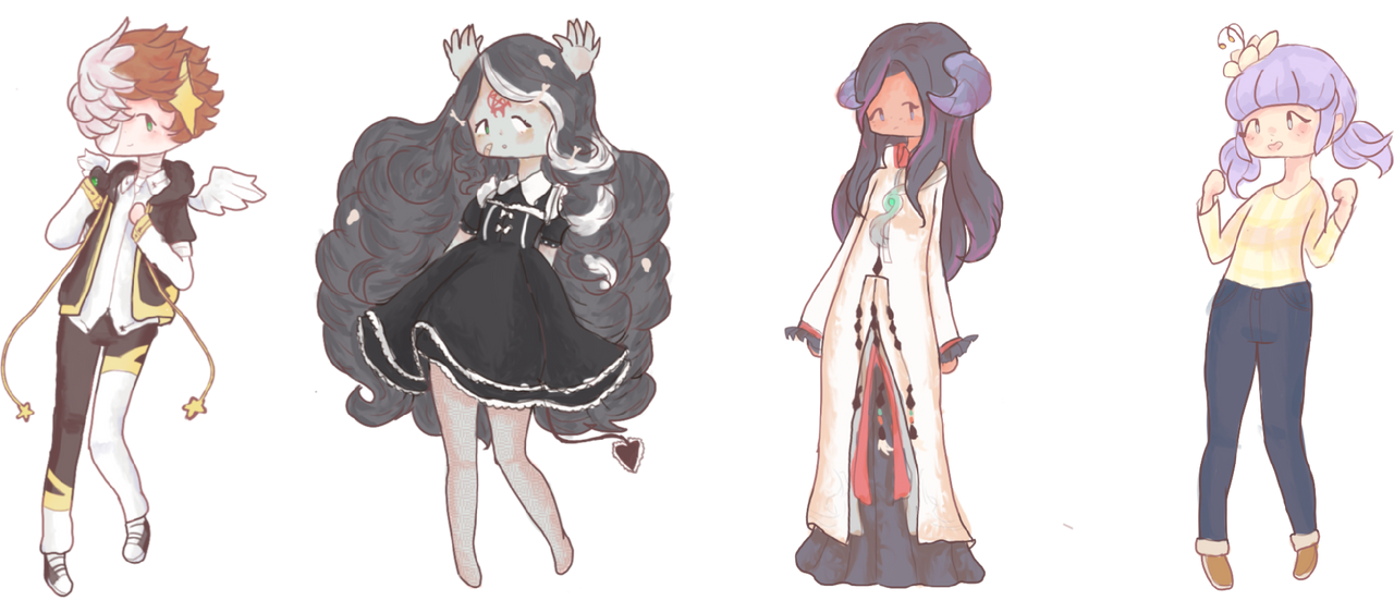 Chibi commission batch 1 by ItsCatilda Chibi commission batch 1 by ItsCatilda