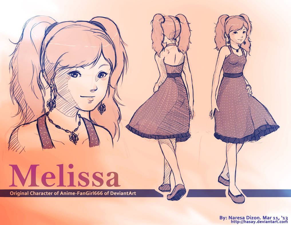 Melissa Sketch Reference by Resa11