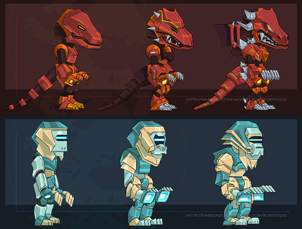 Character Evolution Designs by Resa11 on DeviantArt