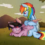 Commission: Rainbow Dash and Twilight