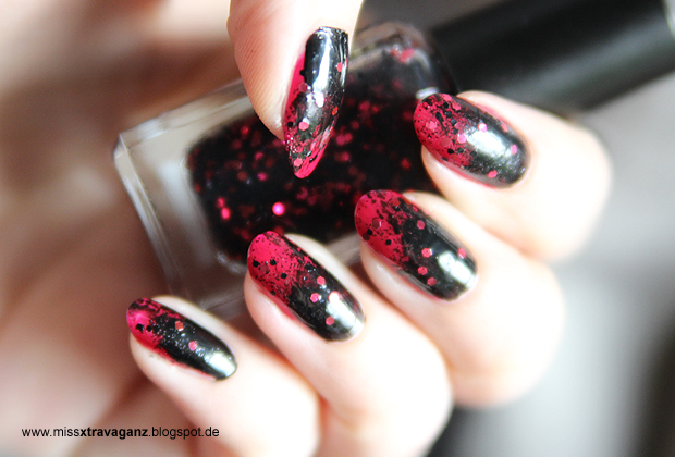 Pink Grunge Nails