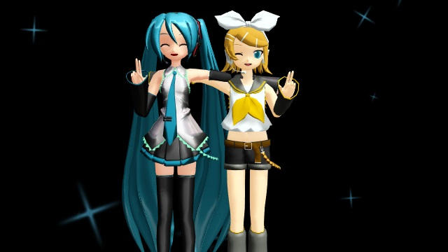 BFF's~ (Miku and Rin) by Kia4 on DeviantArt