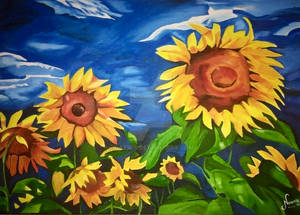 The Sunflower I Painted