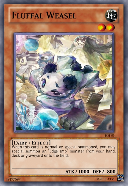 Fluffal Weasel Yugioh Card