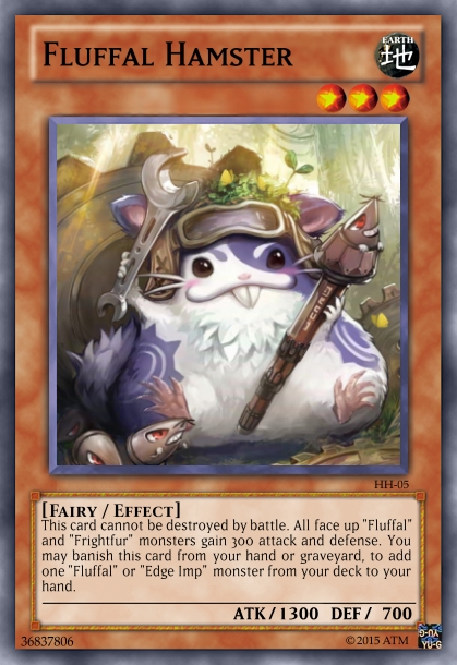 Fluffal Hamster Yugioh Card by atmmachine11 on DeviantArt Fluffal Hamster Yugioh Card by atmmachine11 on DeviantArt