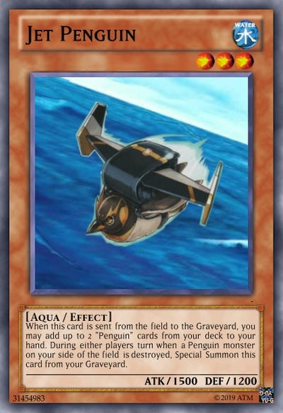 penguin yugioh cards Yu-Gi-Oh! - Soldier (SDJ-022) - Starter Deck Joey - Unlimited Edition Trading Card featuring the First Penguin (BPRO Nightmare Penguin - Rise of