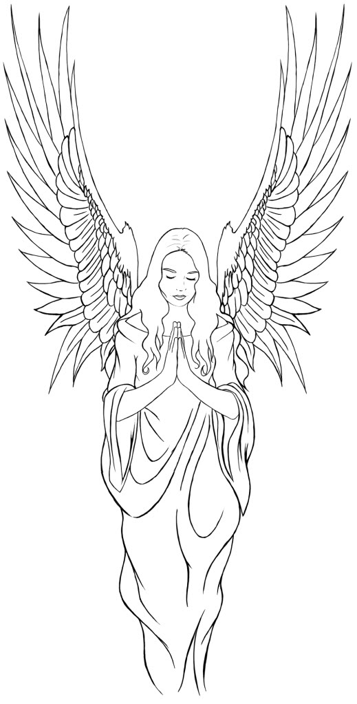 Angel Tattoo by Whezzan on DeviantArt