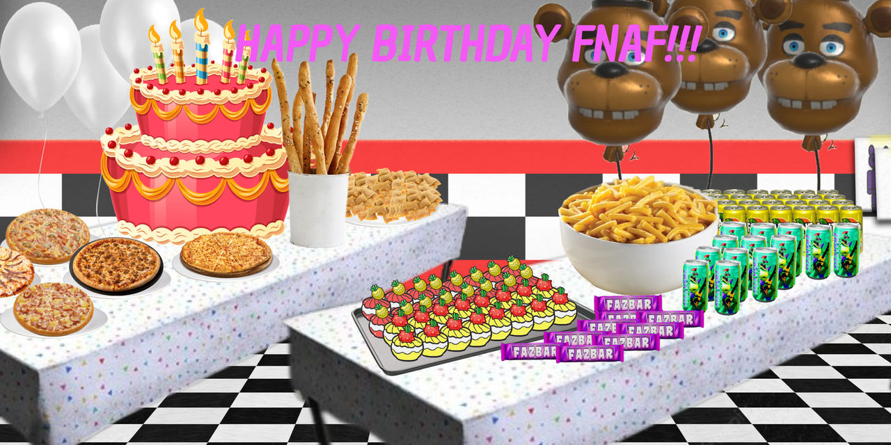 Five nights at Freddy's  10th birthday parties, 9th birthday parties, 6th  birthday parties