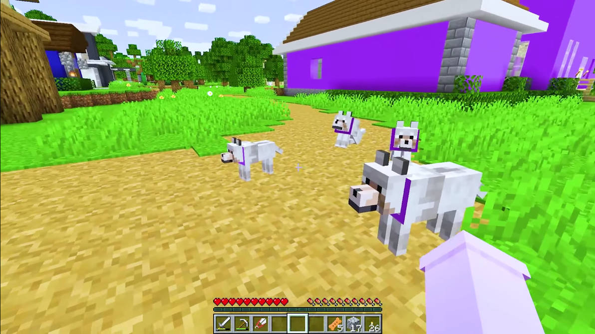 Cute Minecraft Wolves by PokemonToonPatrolFan on DeviantArt