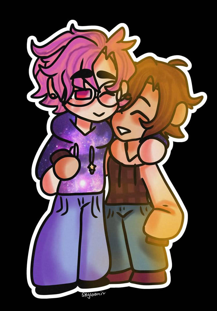hug YCH #2 (2/3) by Skyloomi on DeviantArt
