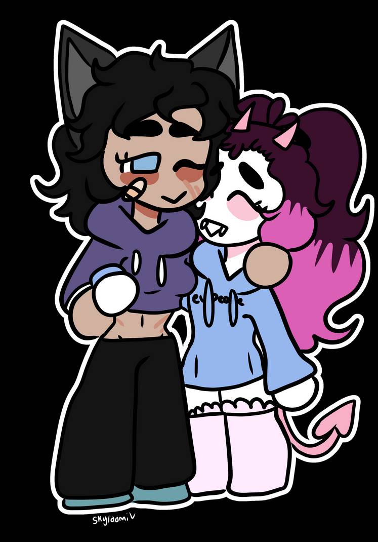hug YCH #5 by Skyloomi on DeviantArt