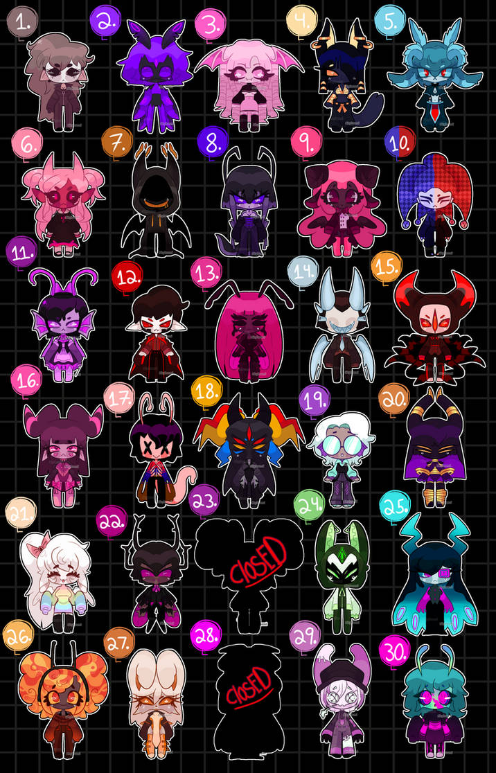(OPEN) CHIBI ADOPT BATCH by Skyloomi on DeviantArt