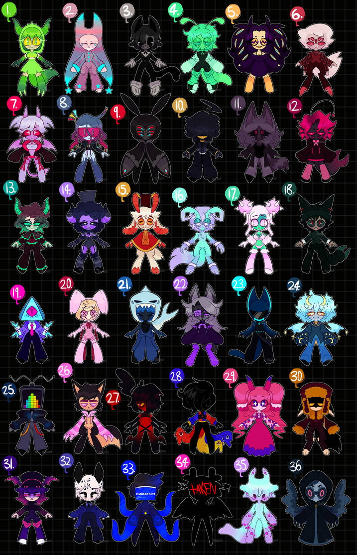 (OPEN) CHIBI ADOPT BATCH by Skyloomi on DeviantArt