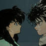 Hiei and Kagome 1