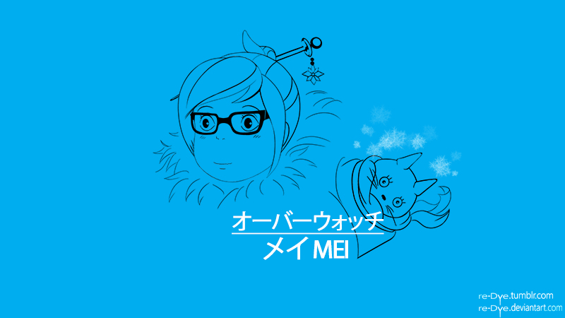 Overwatch x Ghibli 1# Mei