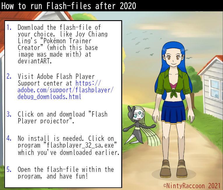 Tutorial: How to run Flash-files after 2020 by NintyRaccoon on DeviantArt