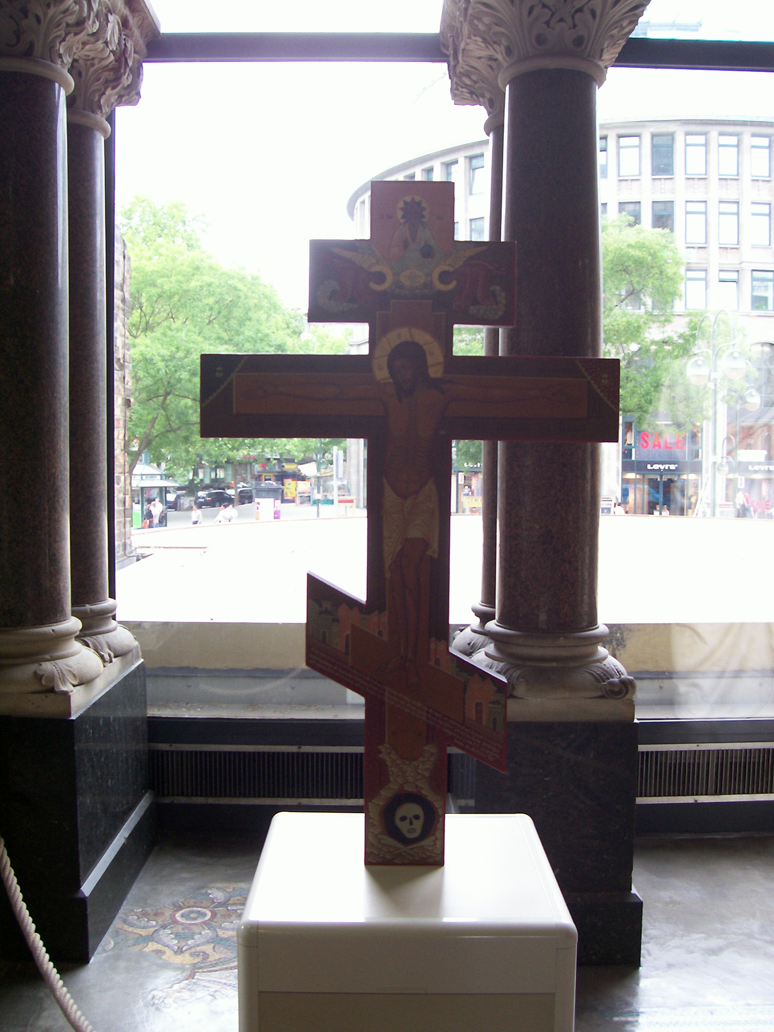 Bombed Church Cross