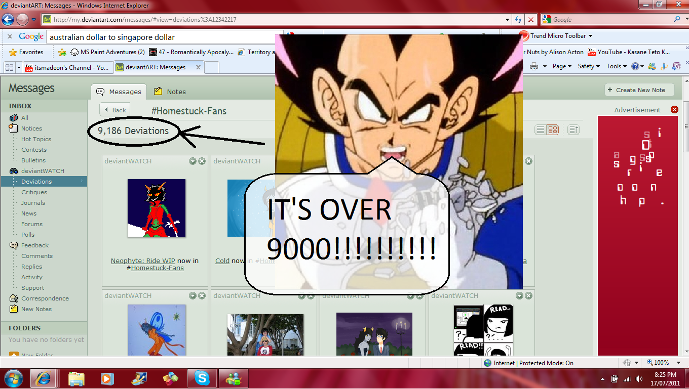 IT'S OVER 9000