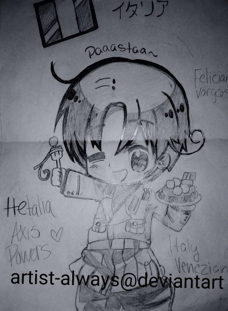 Chibi Italy APH by artist-always Chibi Italy APH by artist-always