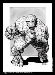 The Thing - based on Arthur Adams by x-Nhoj-x