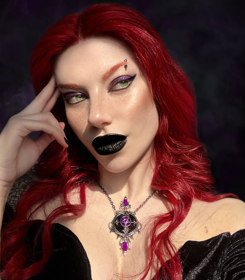 Gothic dark witch portrait photography by thelilitth on DeviantArt