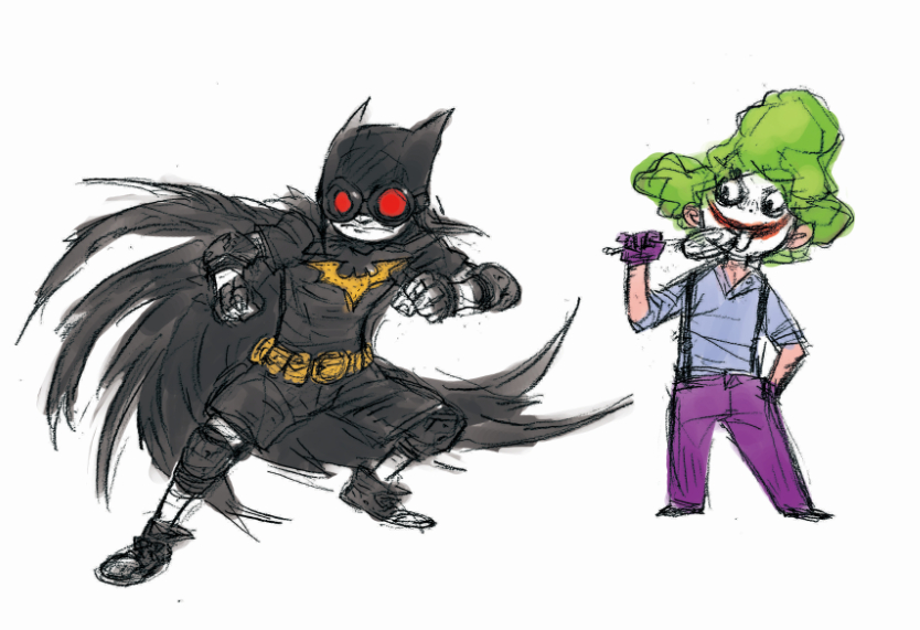 Batman and Joker Kids