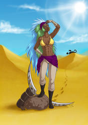 Lost in the desert by LunaJMS