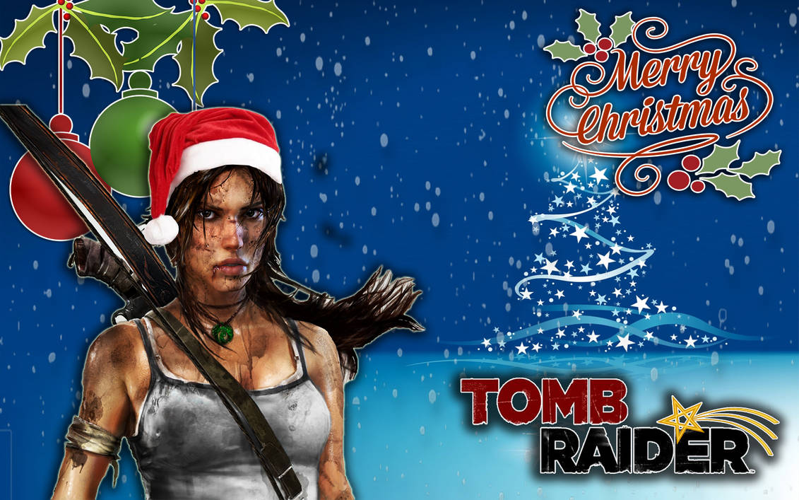 Tomb raider Tomb Raider - Christmas (2014) / Lara Croft by HerobrineHD on DeviantArt