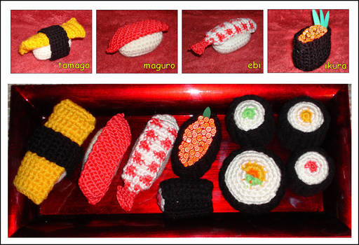 Crochet Sushi