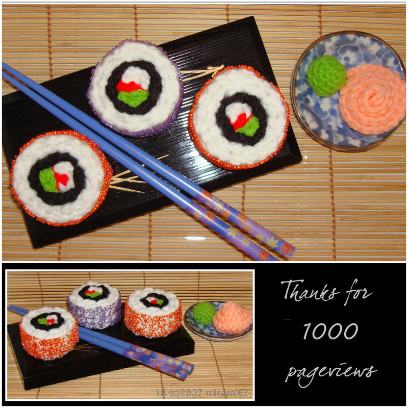 Crochet Sushi 2