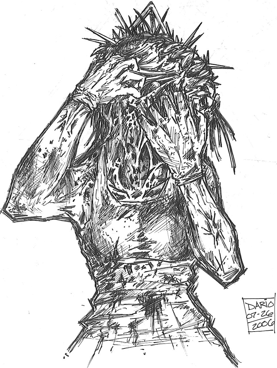 Pyramid Head no helmet by kamelotd13 on DeviantArt