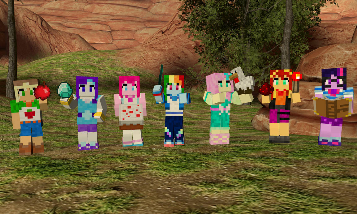 Minecraft Girls by N3onH100 on DeviantArt