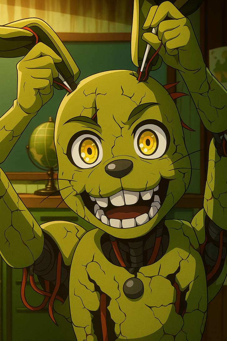 Kapi Animation Spring Trap Anime Springtrap by rpgodzillaherrasauru on DeviantArt