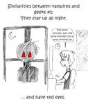 Similarities between vampires and geeks (1)