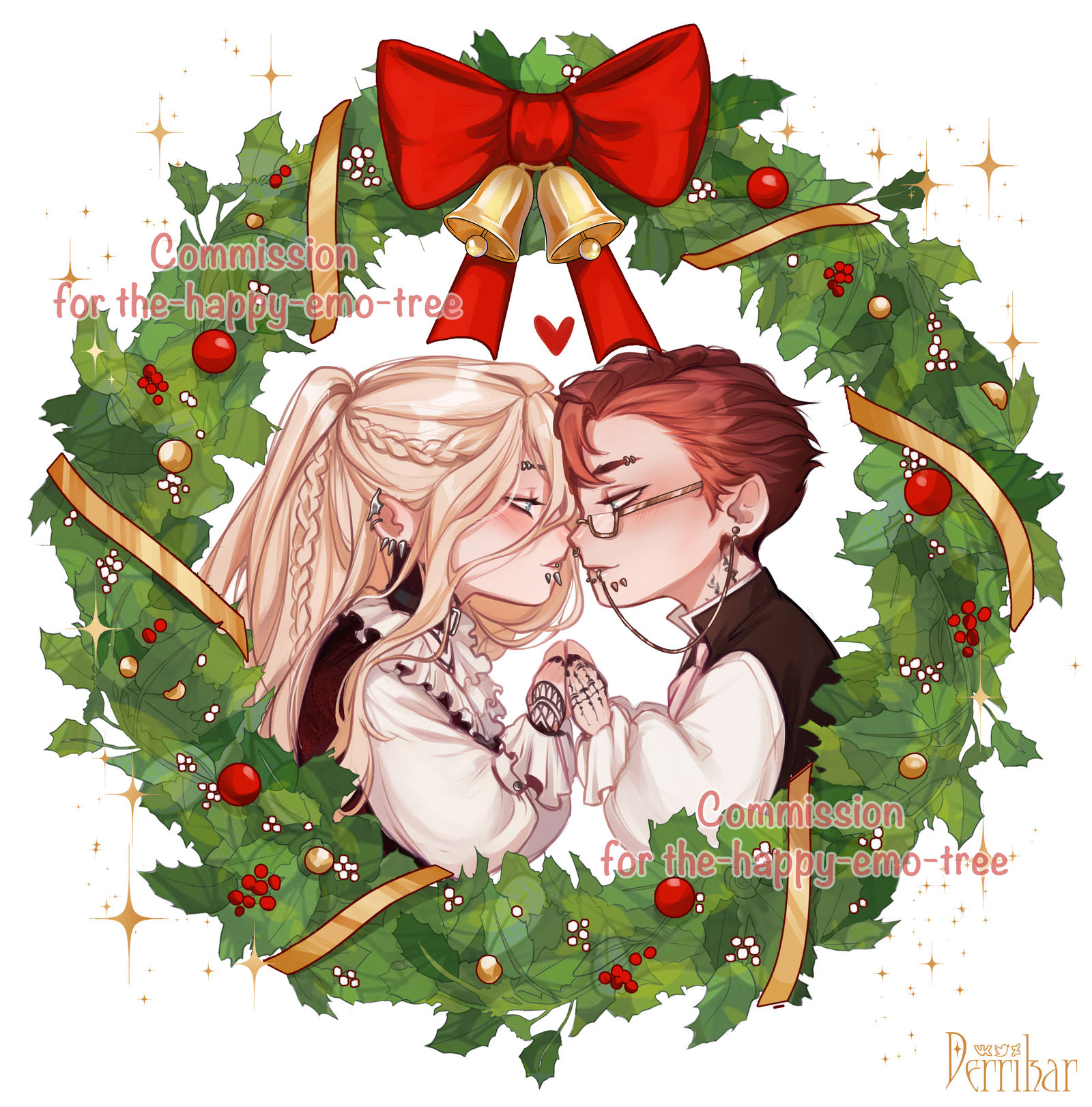 Emo Tree Christmas ych for the-happy-emo-tree! by Derrikar on DeviantArt