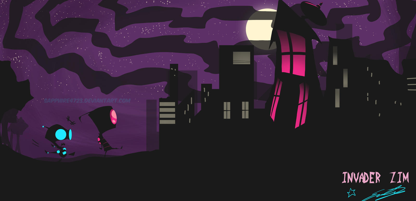 Invader Zim Wallpaper by Sapphire4723 on DeviantArt