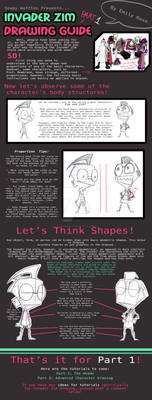 Invader Zim drawing guide pt 1