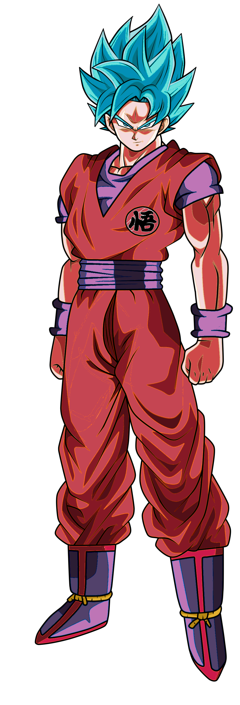 Son Goku - Super Saiyan Blue - Kaioken PNG by Teejee67 on DeviantArt