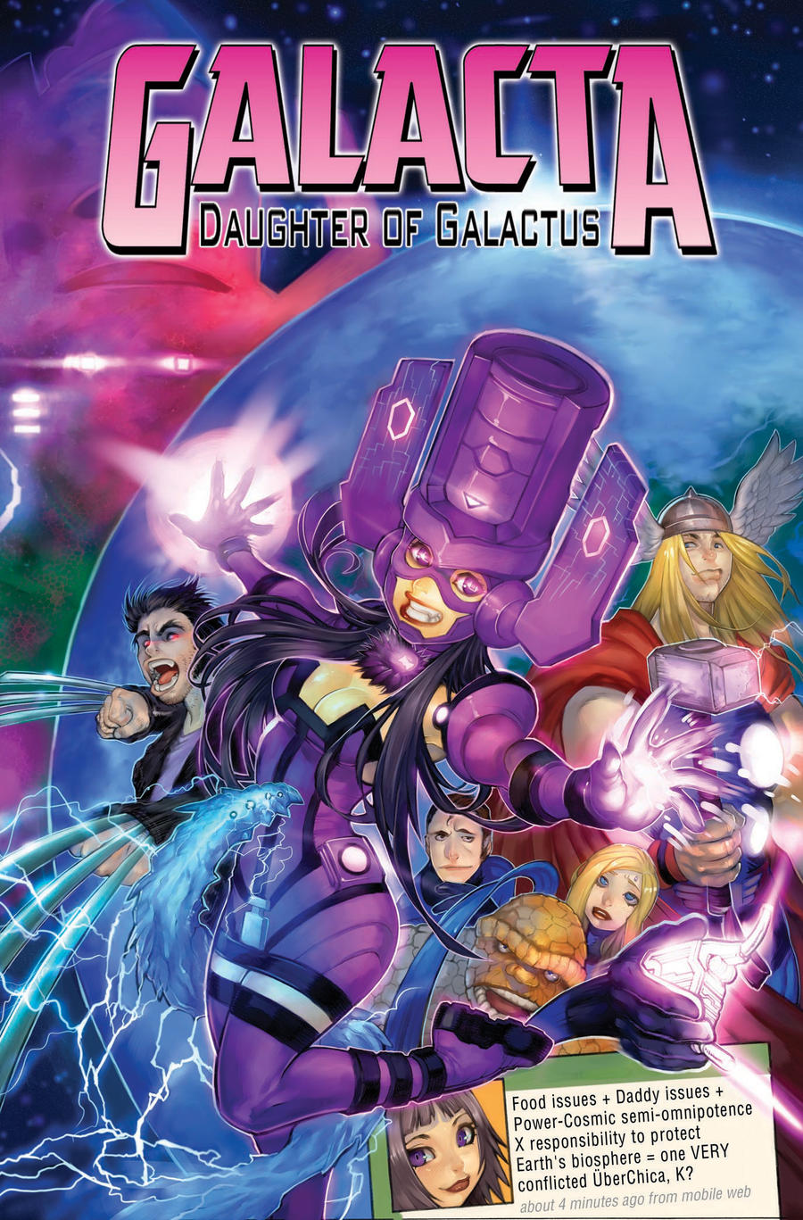 GALACTA: Daughter of Galactus by AdamWarren